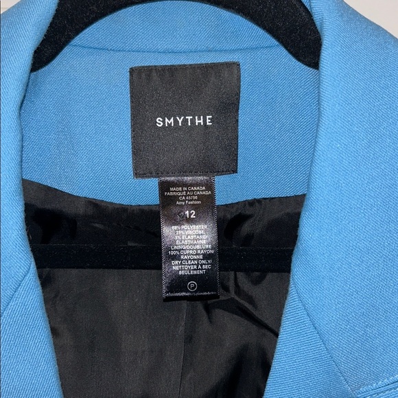 Smythe 3/4 Sleeve Blazer Cornflower Blue - Picture 9 of 13